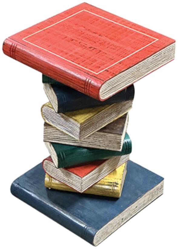 Product photograph of Coloured Bookstack Table Medium from Choice Furniture Superstore.