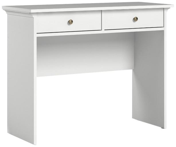 Product photograph of Paris White 2 Door Console Table from Choice Furniture Superstore.