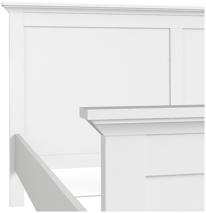 Product photograph of Paris White 3ft Single Bed from Choice Furniture Superstore.