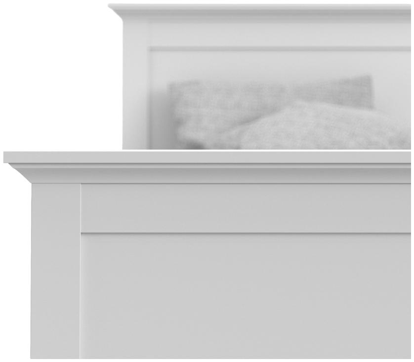 Product photograph of Paris White 3ft Single Bed from Choice Furniture Superstore.