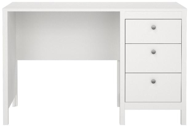 Product photograph of Madrid 3 Drawer Desk from Choice Furniture Superstore.