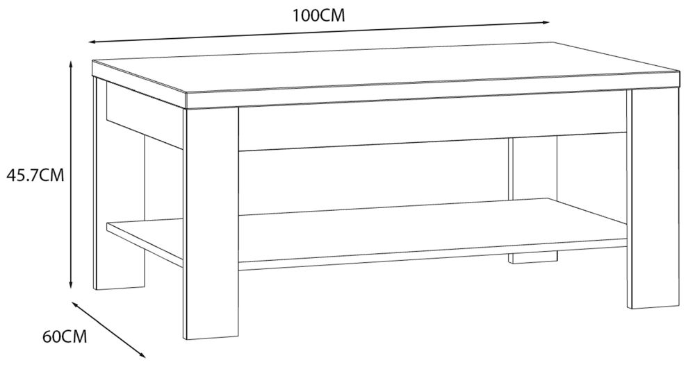 Product photograph of Bohol Coffee Table from Choice Furniture Superstore.