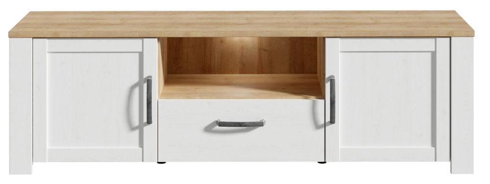 Product photograph of Bohol White 166cm Tv Unit from Choice Furniture Superstore.