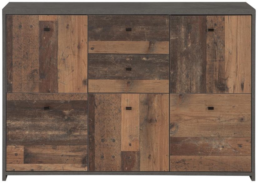 Product photograph of Best Chest 2 Drawer 5 Door Storage Cabinet from Choice Furniture Superstore.