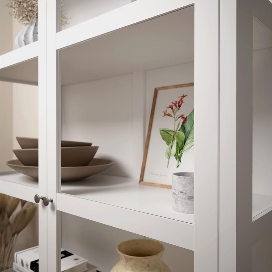 Product photograph of Excellent 2 Door Showcase Display Cabinet from Choice Furniture Superstore.