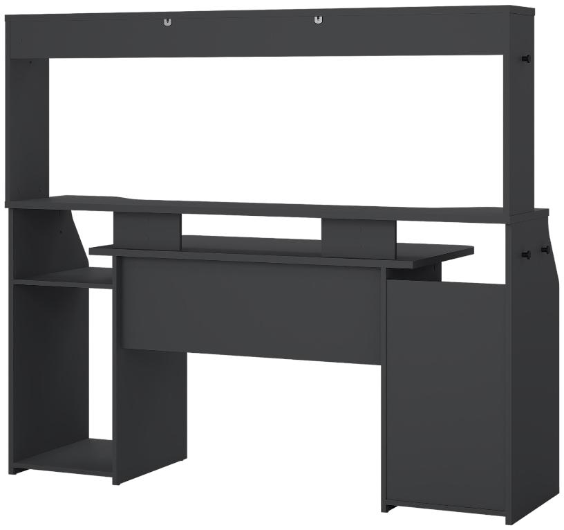 Product photograph of Function Plus Black Gaming Desk from Choice Furniture Superstore.