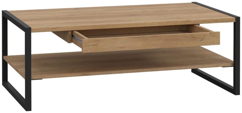 Product photograph of High Rock Oak Effect Coffee Table from Choice Furniture Superstore.