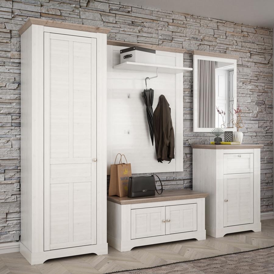 Product photograph of Illopa White Wall Panel from Choice Furniture Superstore.