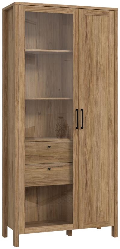 Malte Brun Waterford Oak Display Cabinet