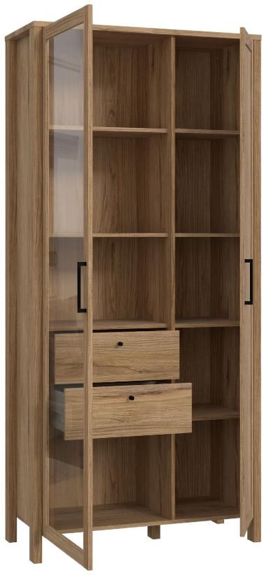 Malte Brun Waterford Oak Display Cabinet
