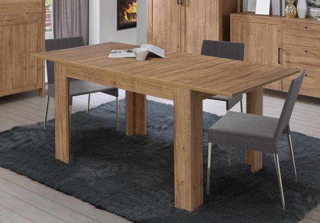 Product photograph of Malte Brun Waterford Oak 4 Seater Extending Dining Table from Choice Furniture Superstore.