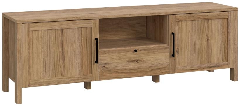 Product photograph of Malte Oak Effect 171cm Tv Unit from Choice Furniture Superstore.