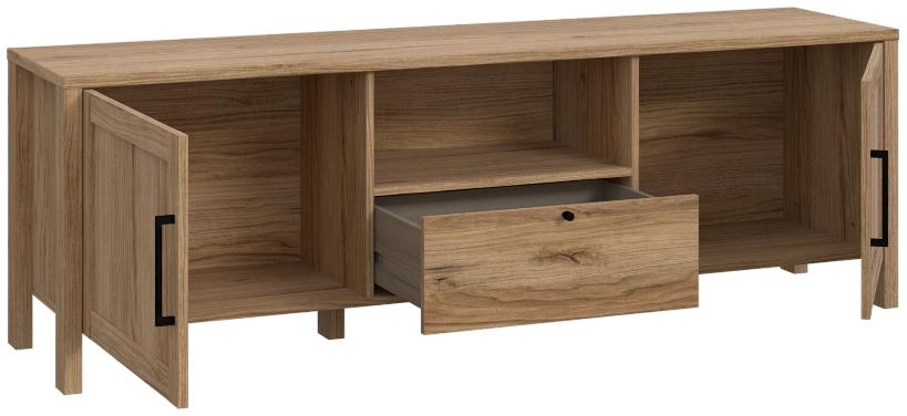 Product photograph of Malte Oak Effect 171cm Tv Unit from Choice Furniture Superstore.