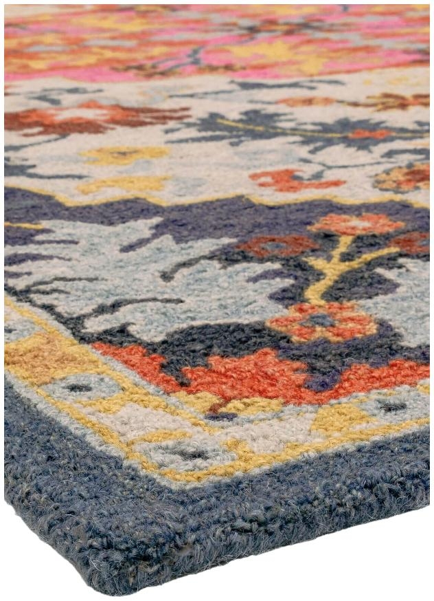 Product photograph of Asiatic Bronte Colours Medallion Multi Coloured Rug from Choice Furniture Superstore.