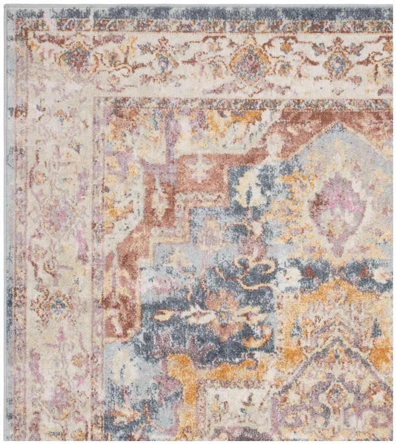 Product photograph of Asiatic Flores Azin Fr01 Multi Coloured Rug from Choice Furniture Superstore.