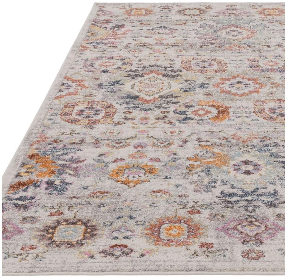 Product photograph of Asiatic Flores Mina Fr02 Multi Coloured Rug from Choice Furniture Superstore.
