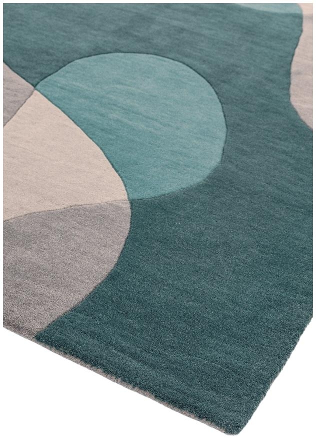 Product photograph of Asiatic Matrix Arc 57 Teal Rug from Choice Furniture Superstore.
