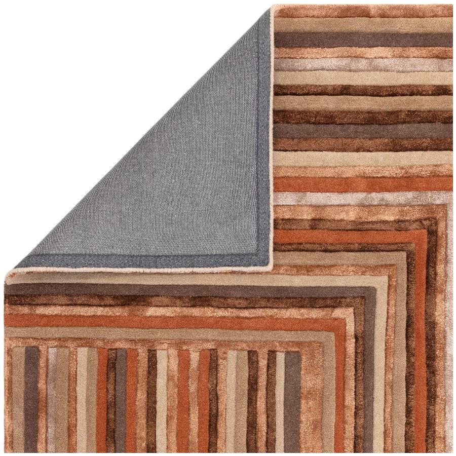 Product photograph of Asiatic Matrix Network 80 Terracotta Rug from Choice Furniture Superstore.