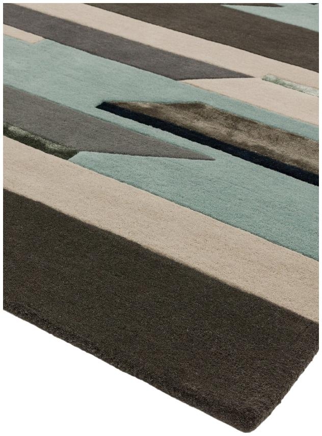 Product photograph of Asiatic Matrix Rhombus 63 Blue Rug from Choice Furniture Superstore.