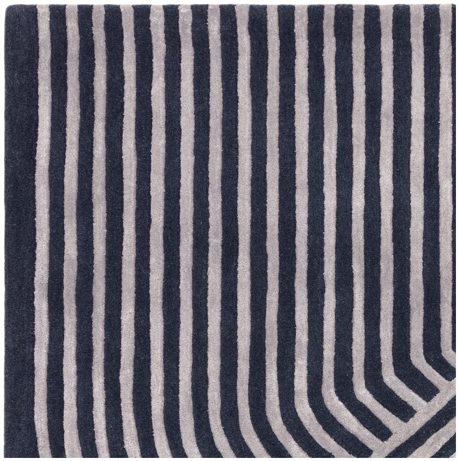 Product photograph of Asiatic Matrix Solstice 97 Navy Rug from Choice Furniture Superstore.