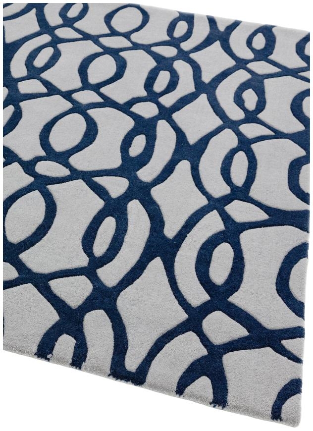 Product photograph of Asiatic Matrix Wire 36 Blue Rug from Choice Furniture Superstore.