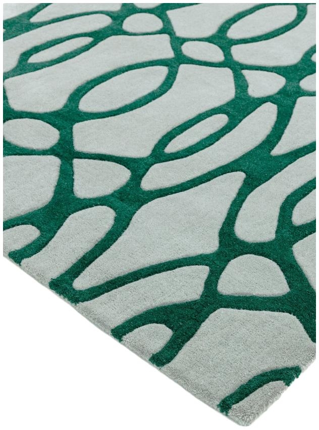 Product photograph of Asiatic Matrix Wire 38 Green Rug from Choice Furniture Superstore.