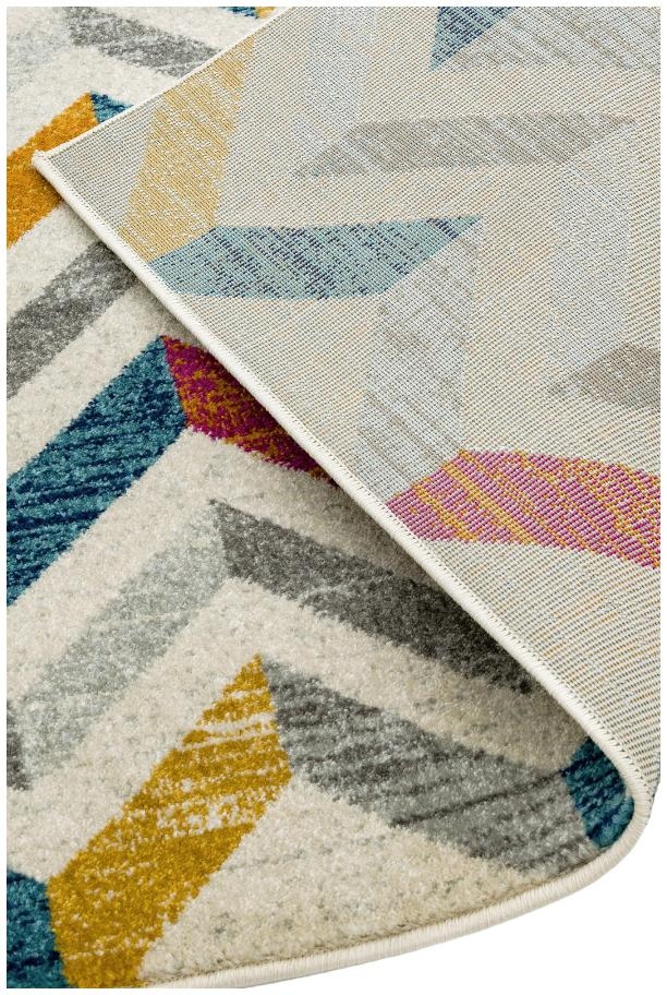 Product photograph of Asiatic Colt Chevron Cl06 Multi Coloured Rug from Choice Furniture Superstore.
