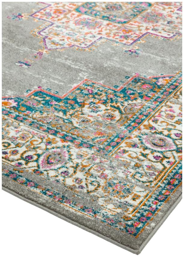 Product photograph of Asiatic Colt Medallion Cl02 Grey Rug from Choice Furniture Superstore.