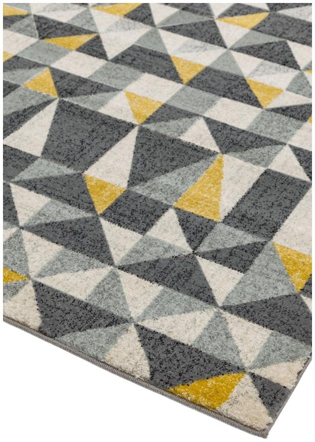 Product photograph of Asiatic Nova Nv01 Flag Yellow Rug from Choice Furniture Superstore.