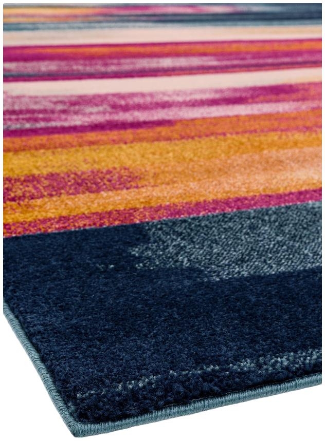 Product photograph of Asiatic Nova Nv05 Stripe Multi Coloured Rug from Choice Furniture Superstore.