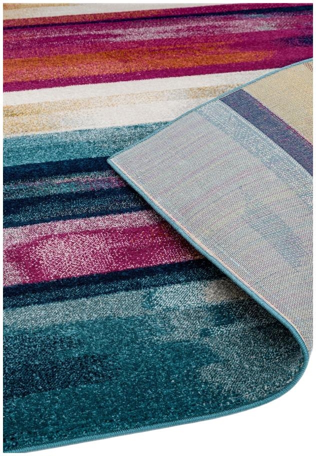 Product photograph of Asiatic Nova Nv05 Stripe Multi Coloured Rug from Choice Furniture Superstore.