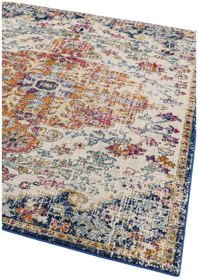 Product photograph of Asiatic Nova Nv12 Medallion Multi Coloured Rug from Choice Furniture Superstore.