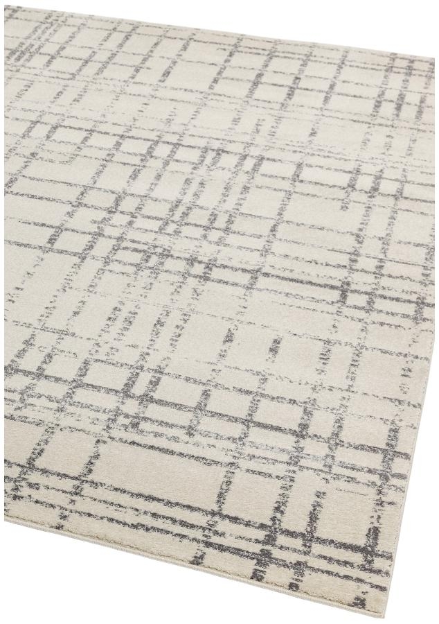 Product photograph of Asiatic Nova Nv31 Grid Grey Rug from Choice Furniture Superstore.