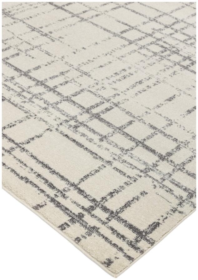 Product photograph of Asiatic Nova Nv31 Grid Grey Rug from Choice Furniture Superstore.