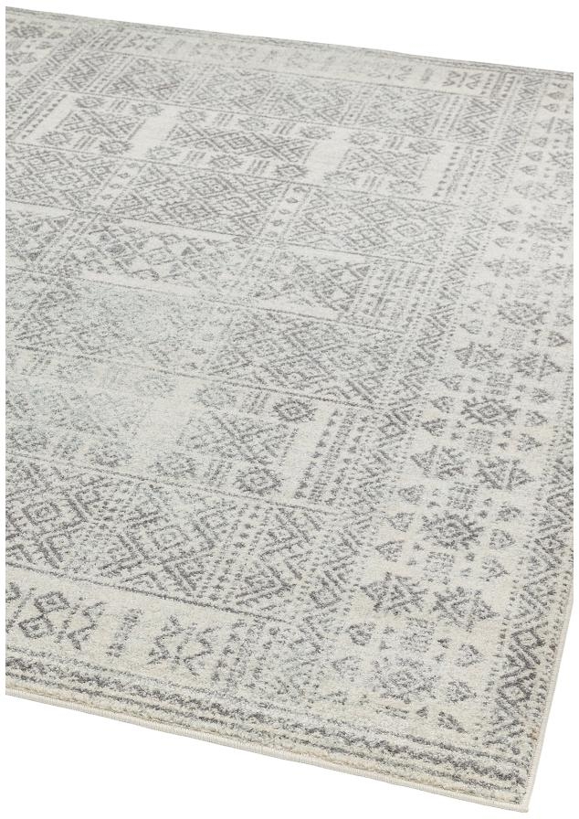 Product photograph of Asiatic Nova Nv33 Tribal Grey Rug from Choice Furniture Superstore.