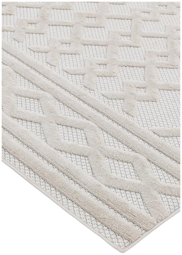 Product photograph of Asiatic Salta Links White Sa05 Rug - 66cm X 240cm from Choice Furniture Superstore.