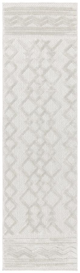 Product photograph of Asiatic Salta Links White Sa05 Rug - 66cm X 240cm from Choice Furniture Superstore.