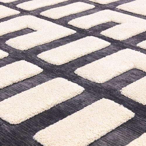 Product photograph of Asiatic Valley Junction Charcoal And Ivory Rug - 120cm X 170cm from Choice Furniture Superstore.