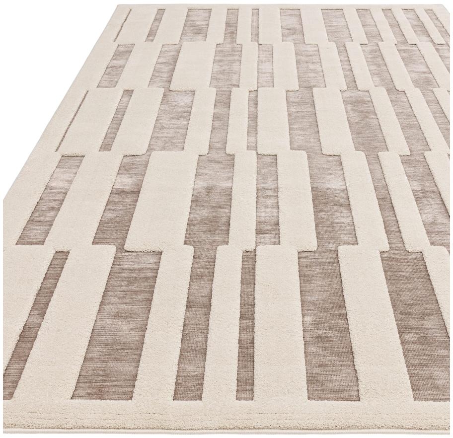 Product photograph of Asiatic Valley Tile Natural And Ivory Rug - 120cm X 170cm from Choice Furniture Superstore.