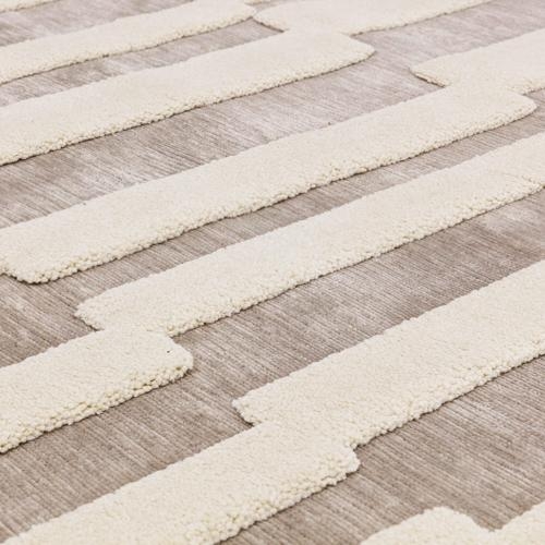 Product photograph of Asiatic Valley Tile Natural And Ivory Rug - 120cm X 170cm from Choice Furniture Superstore.