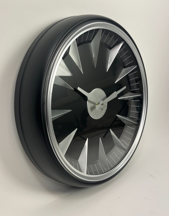Product photograph of California Large Wall Clock - 50cm X 50cm from Choice Furniture Superstore.