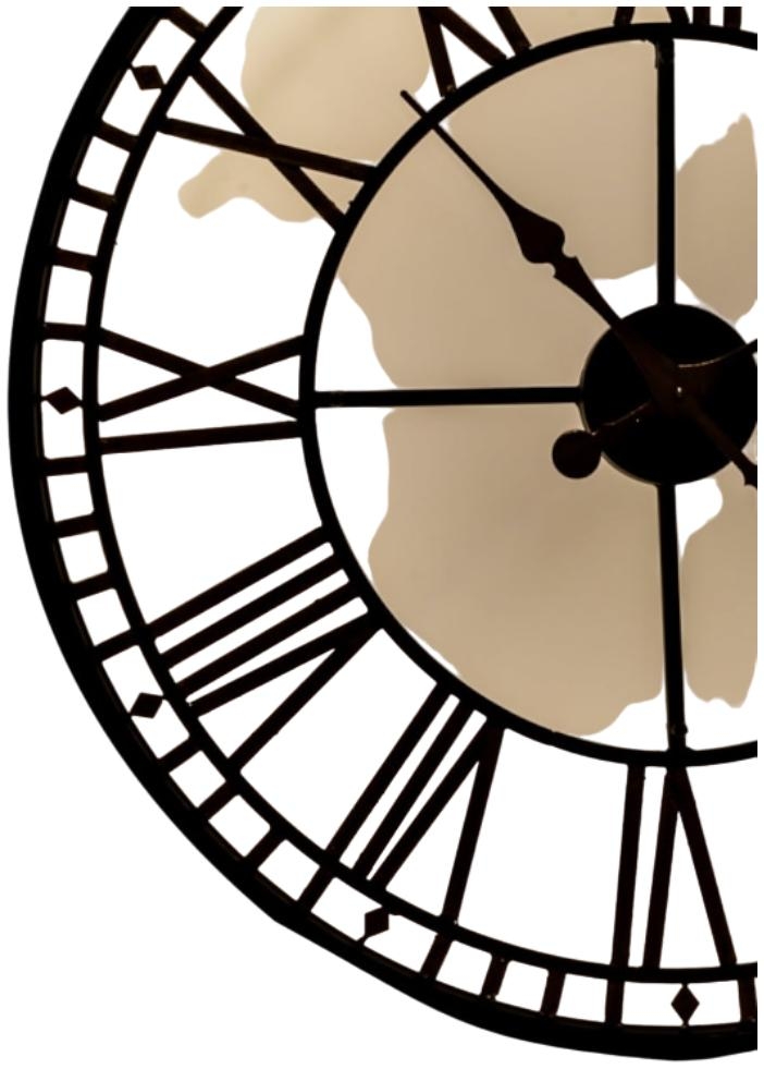 Product photograph of Black And Gold Back Lit Glass Westminster Wall Clock- 81cm X 81cm from Choice Furniture Superstore.