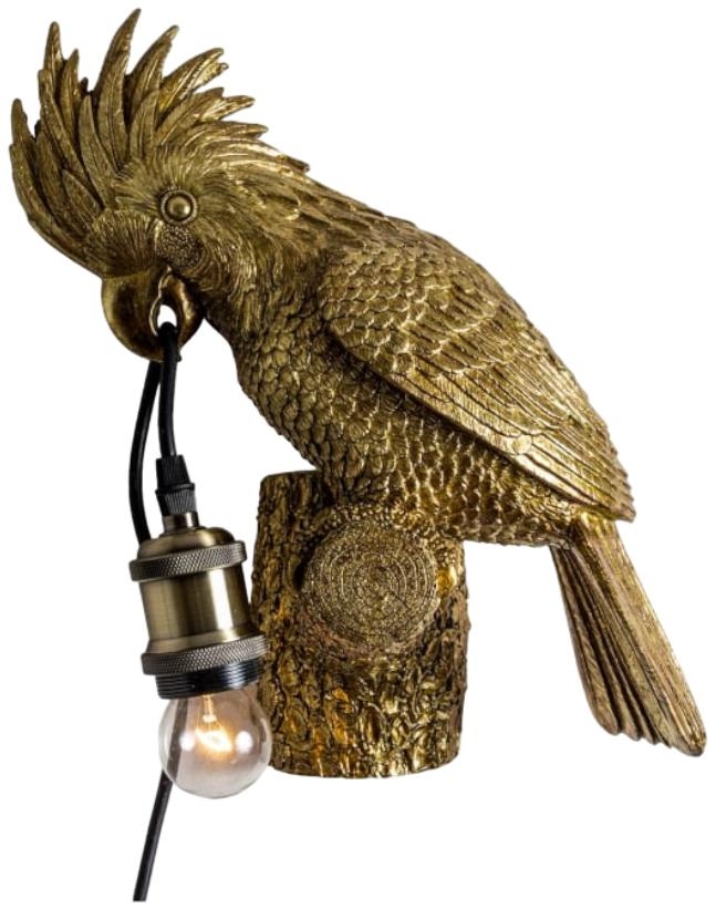 Product photograph of Cockatoo On Perch Wall Lamp from Choice Furniture Superstore.