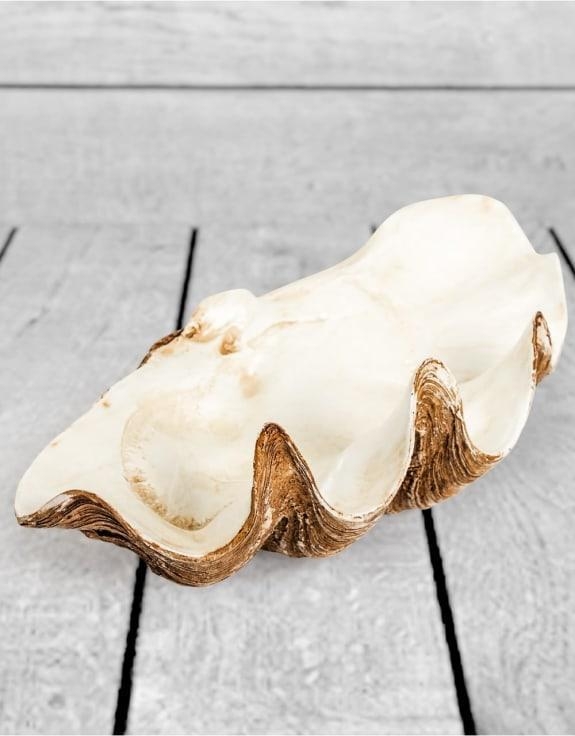 Product photograph of Large Clam Shell Decorative Bowl from Choice Furniture Superstore.