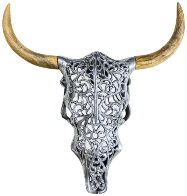 Product photograph of Tribal Bison Wall Head from Choice Furniture Superstore.