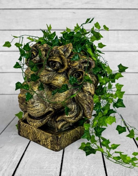 Product photograph of Large Lion Head Planter from Choice Furniture Superstore.