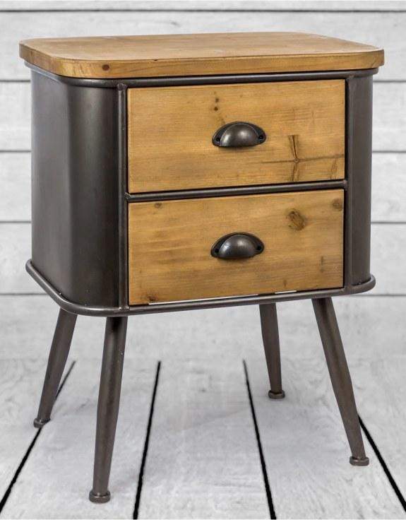 Product photograph of Shoreditch 2 Drawer Cabinet from Choice Furniture Superstore.