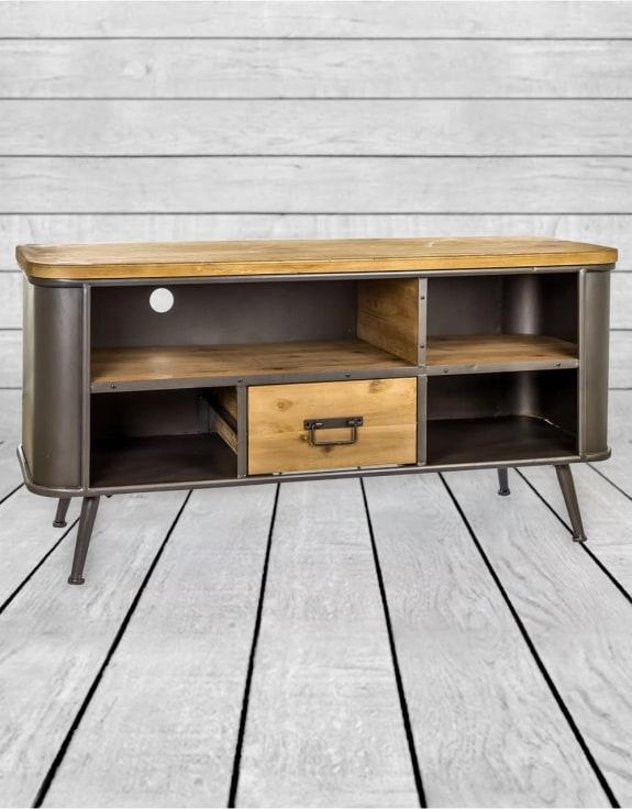 Product photograph of Shoreditch Media Unit from Choice Furniture Superstore.