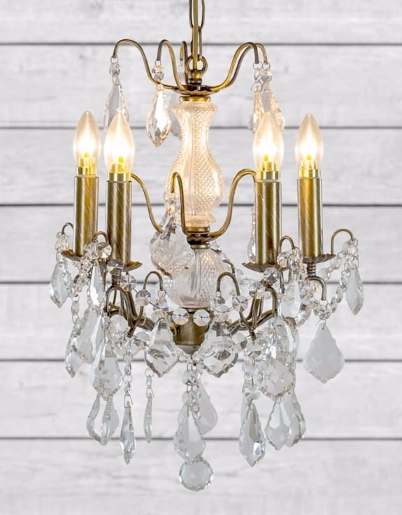 Product photograph of 5 Branch French Chandelier from Choice Furniture Superstore.