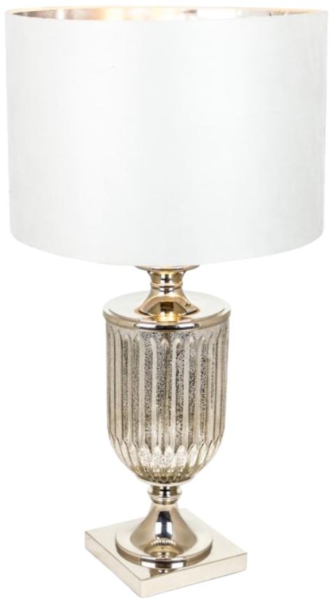 Product photograph of Antiqued Glass Urn Lamp from Choice Furniture Superstore.